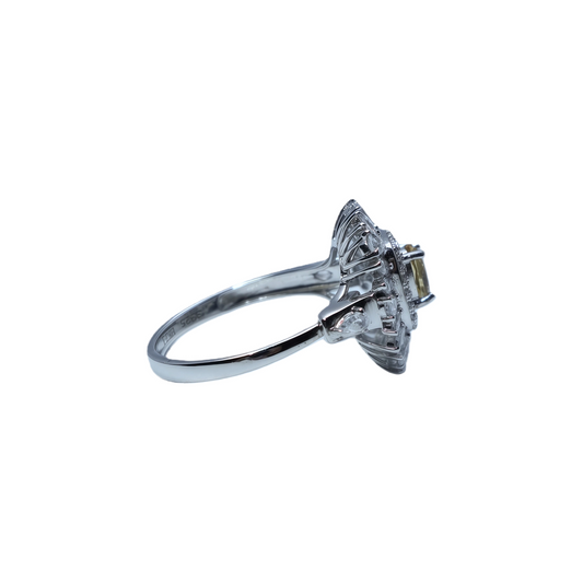 Wholesale Square Luxury Garnet Ring