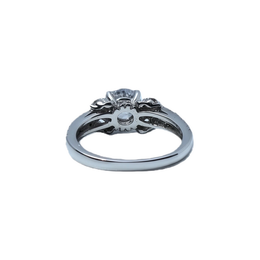 Wholesale Rectangular White Diamond Ring