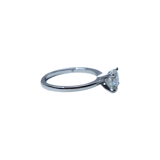 1CT diamond ring worn on hand white gold plated supplier