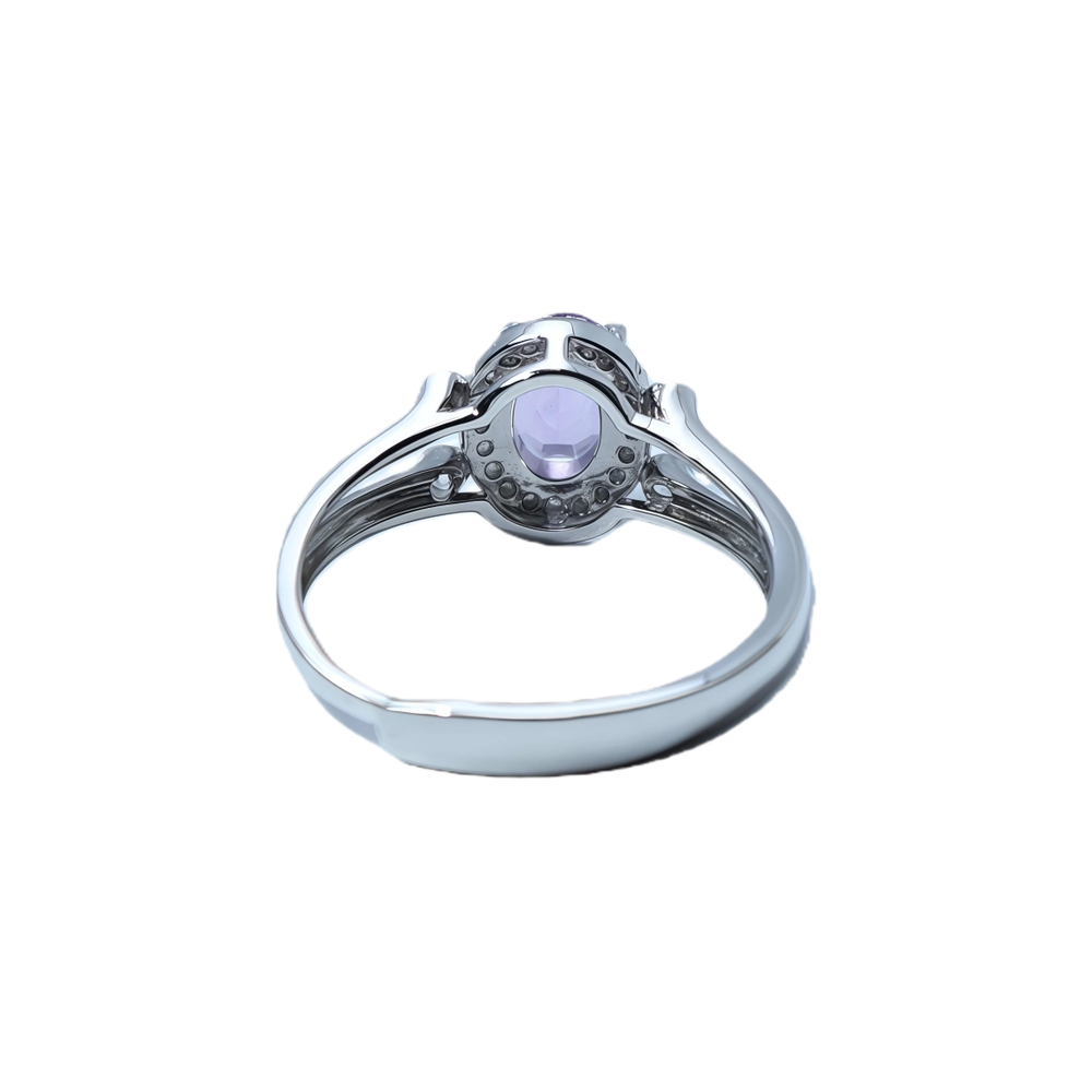 Oval Amethyst Women's Ring