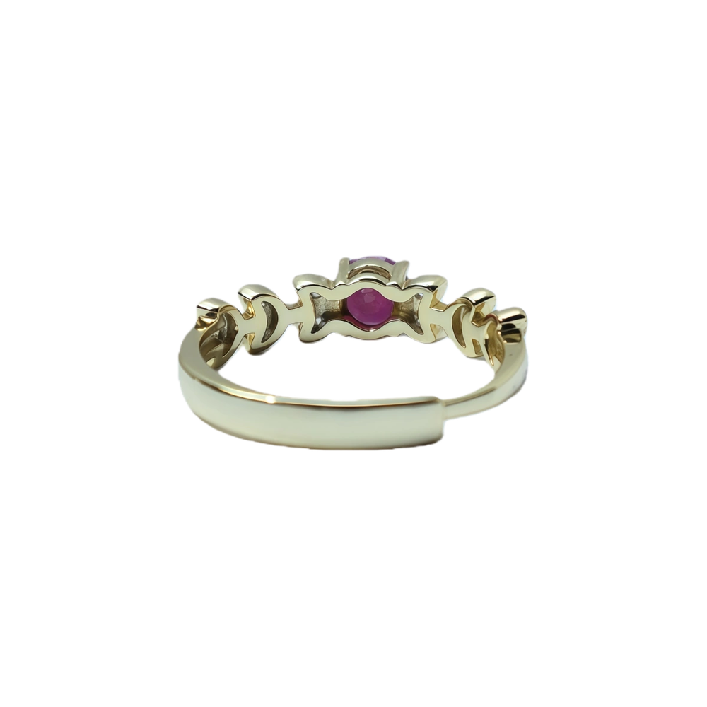 Natural Unheated Ruby Ring