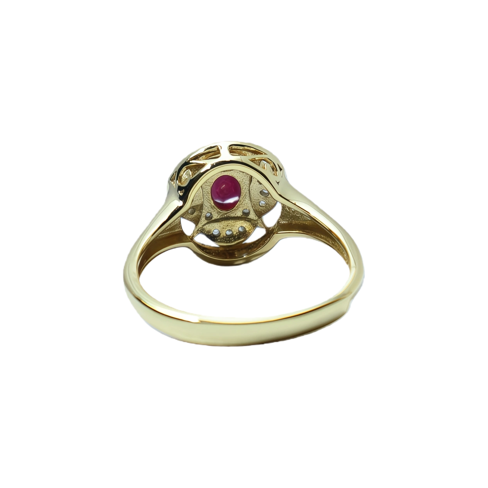 Natural Unheated Ruby Ring