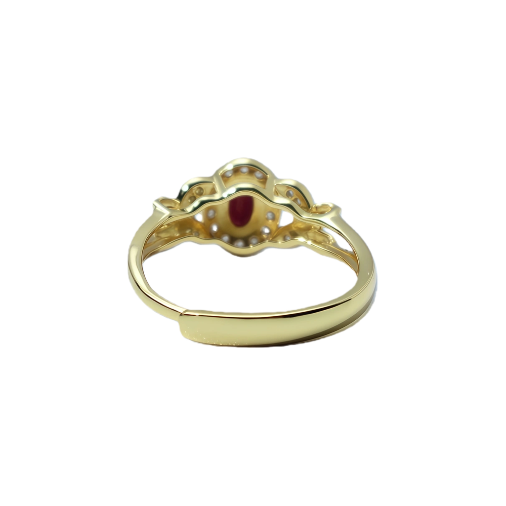 Natural Unheated Ruby Ring