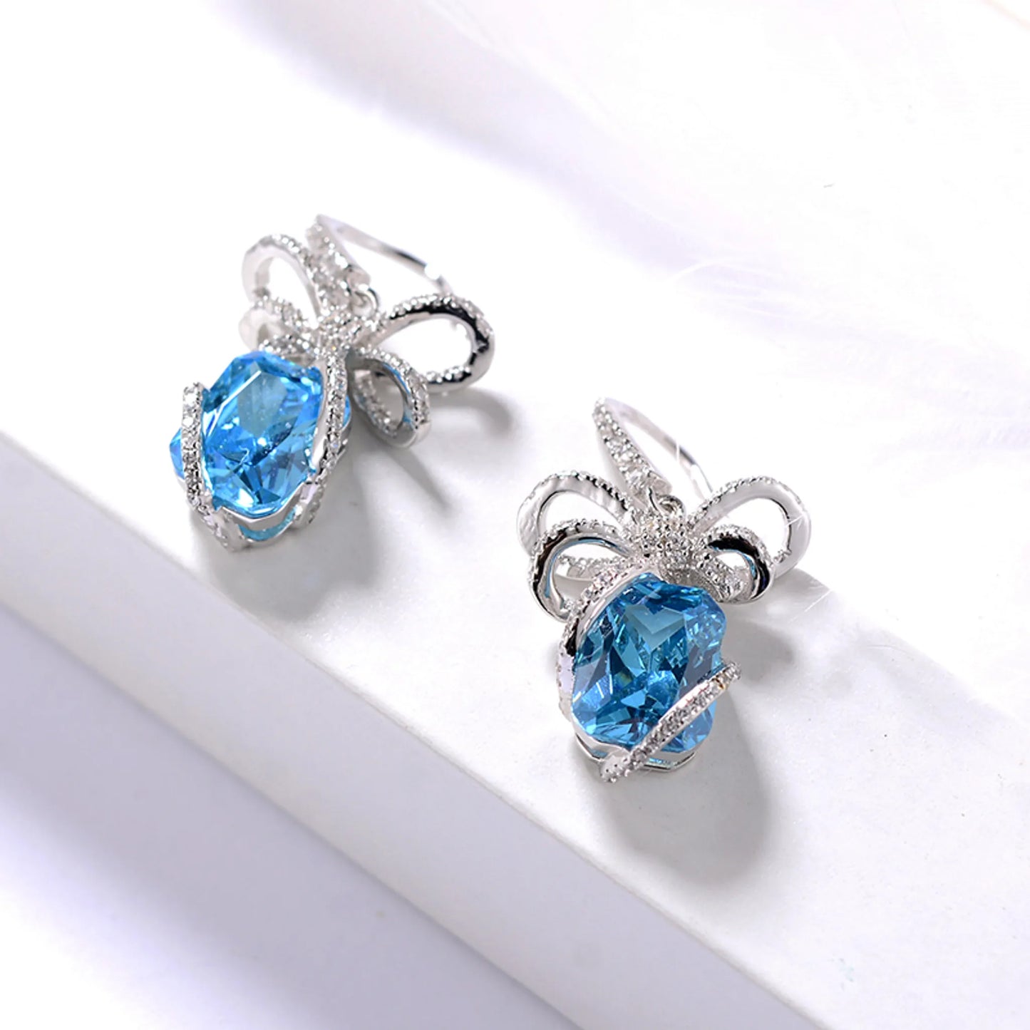 Large Square High Carbon Diamond Necklace