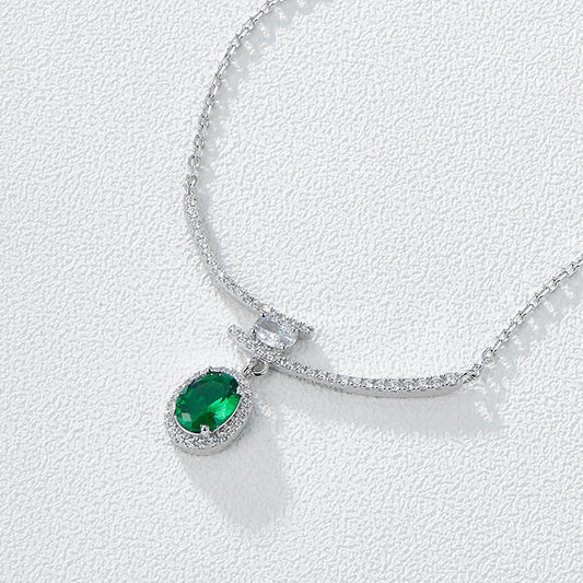 Emerald party jewelry set worn gold plated supplier