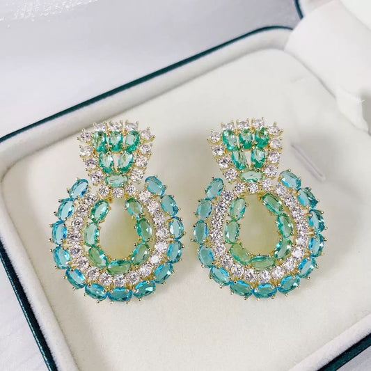 #012 Wholesale micro- zircon earrings | Bo Cheng Jewelry