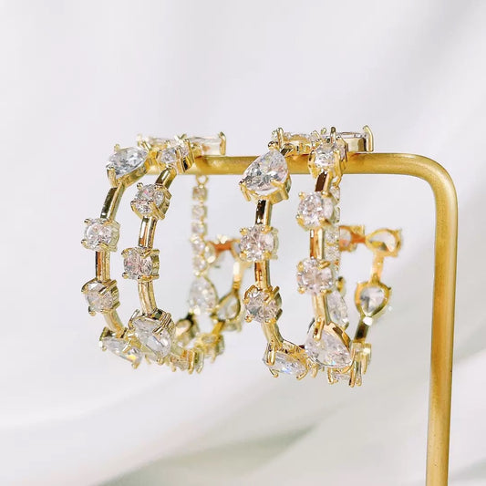 #049 Best-seller Classic Stud Earrings - 18K Gold Plated | Bo Cheng Jewelry