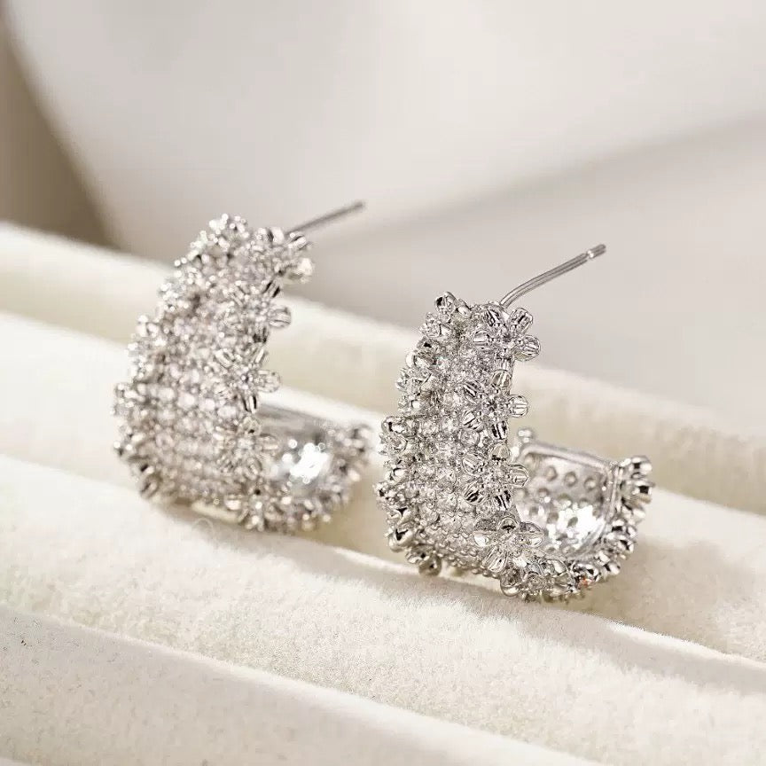 #050 Viral Color Zircon Ear Accessories - 18K Gold Plated | Bo Cheng Jewelry