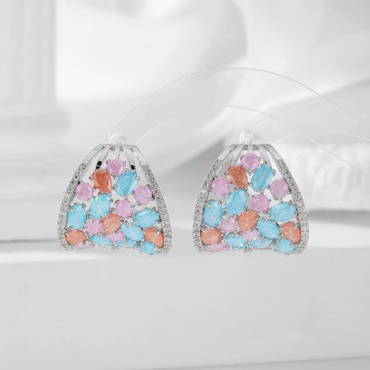 #051 Hot Fashion Drop Earrings - 18K Gold Plated | Bo Cheng Jewelry