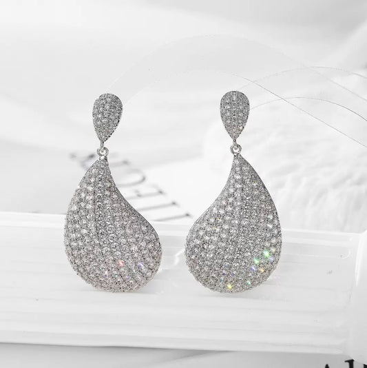 #054 Viral Fashion Drop Earrings - 18K Gold Plated | Bo Cheng Jewelry