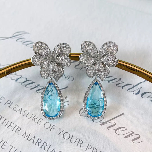 #068 Micro-set Simulated Diamond Ear Accessories - 18K Gold Plated | Bo Cheng Jewelry