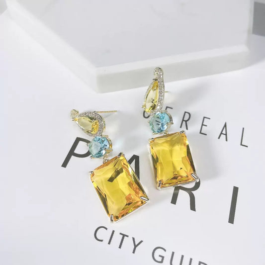 #070 New Exquisite Stud Earrings - 18K Gold Plated | Bo Cheng Jewelry