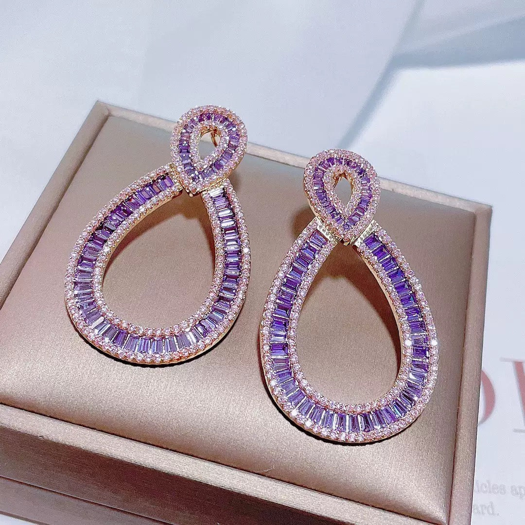 #091 Best-seller Luxury Stud Earrings - 18K Gold Plated | Bo Cheng Jewelry
