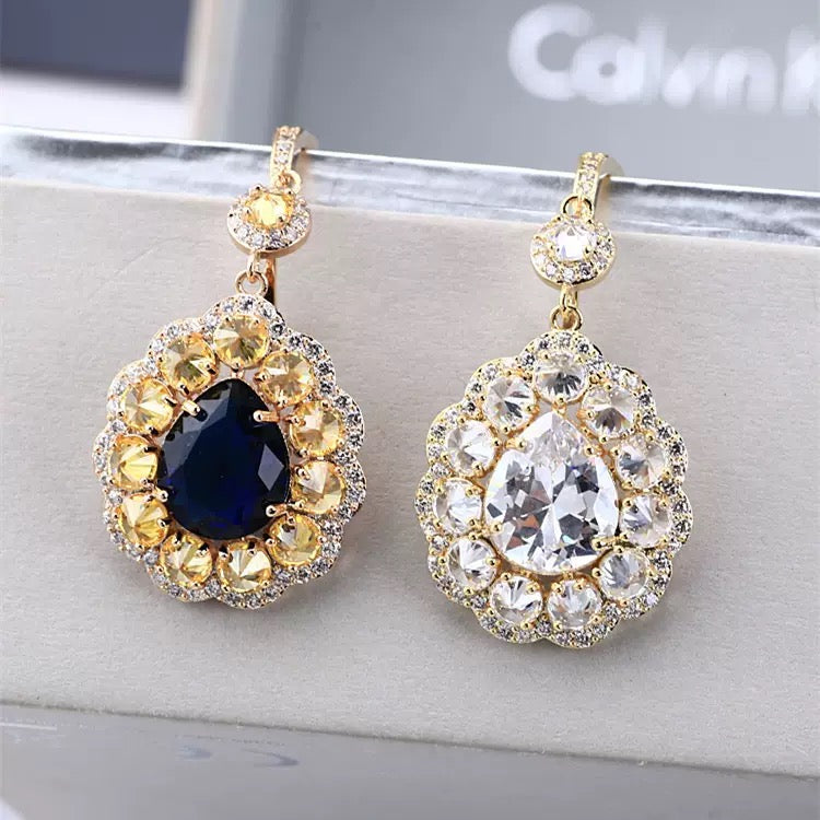 #194 Elegant Crystal Ear Accessories wholesale - 18K Gold Plated | Bo Cheng Jewelry