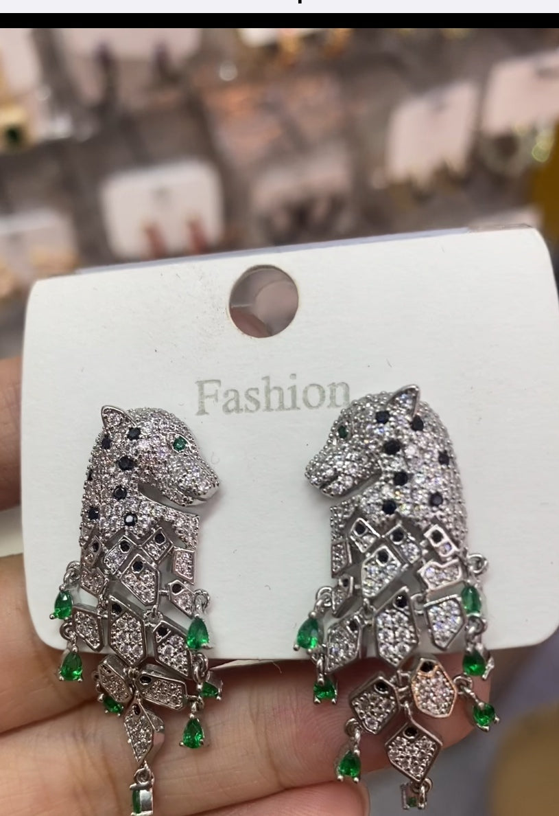 Bestseller classic CZ stud earrings 18K gold plated wholesale
