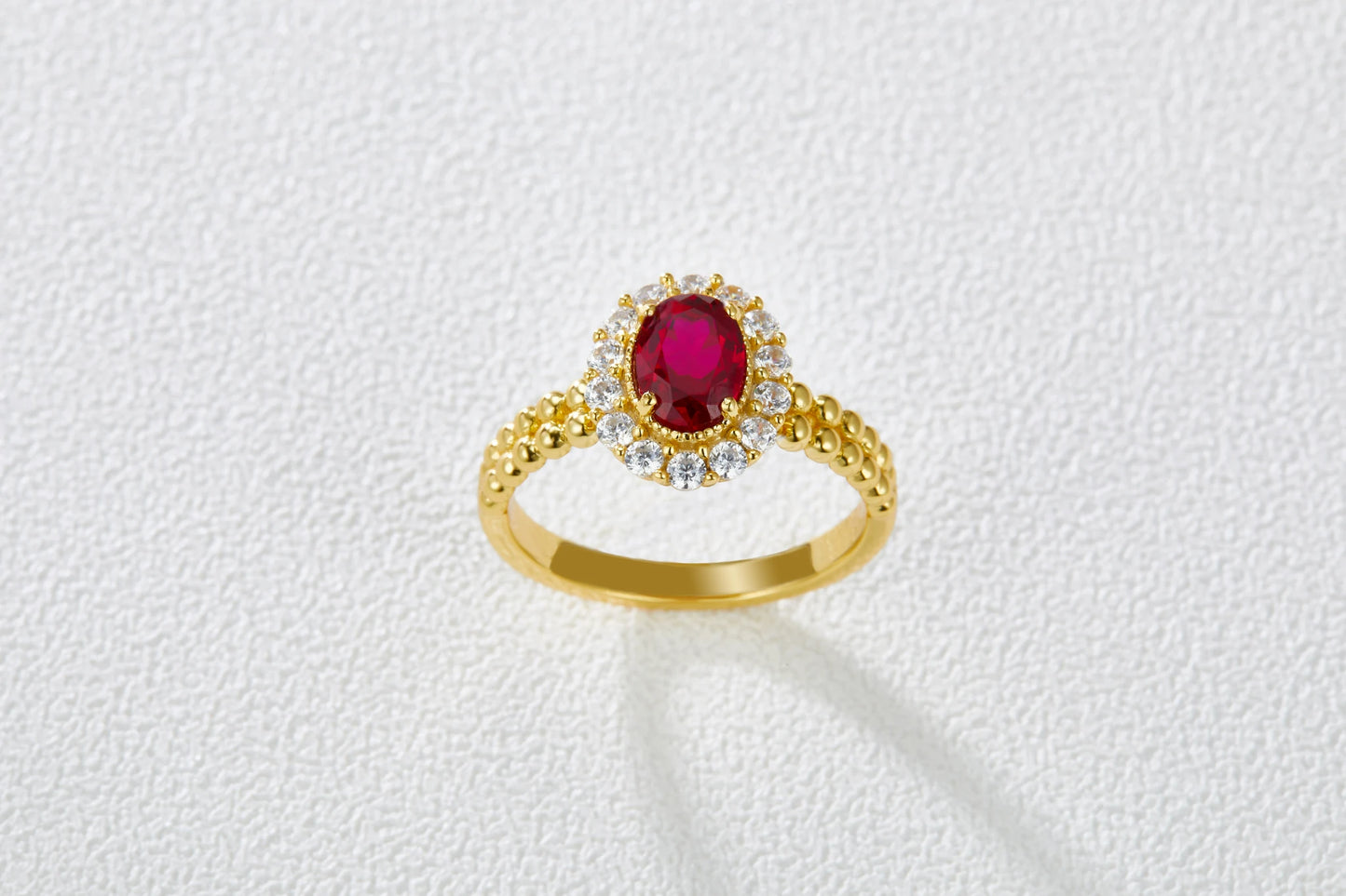 Cultivated Ruby Ring