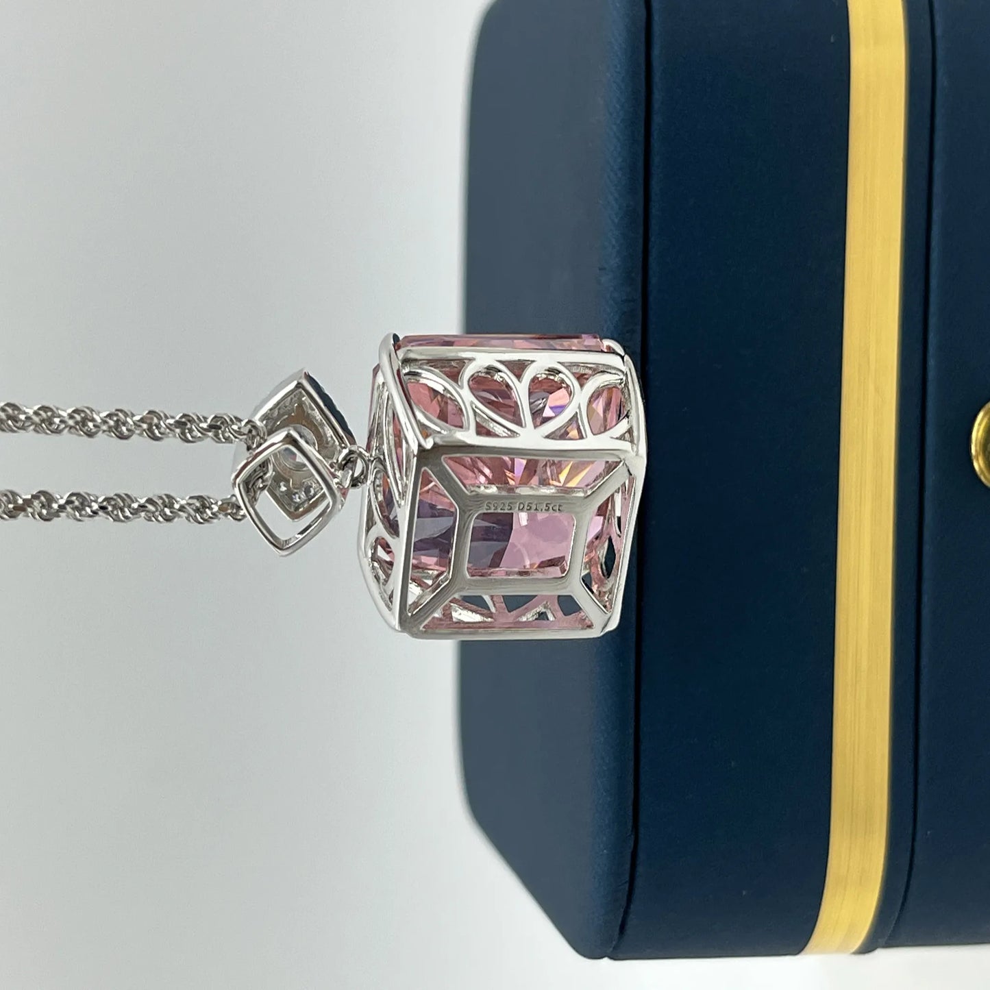 High Carbon Diamond Necklace