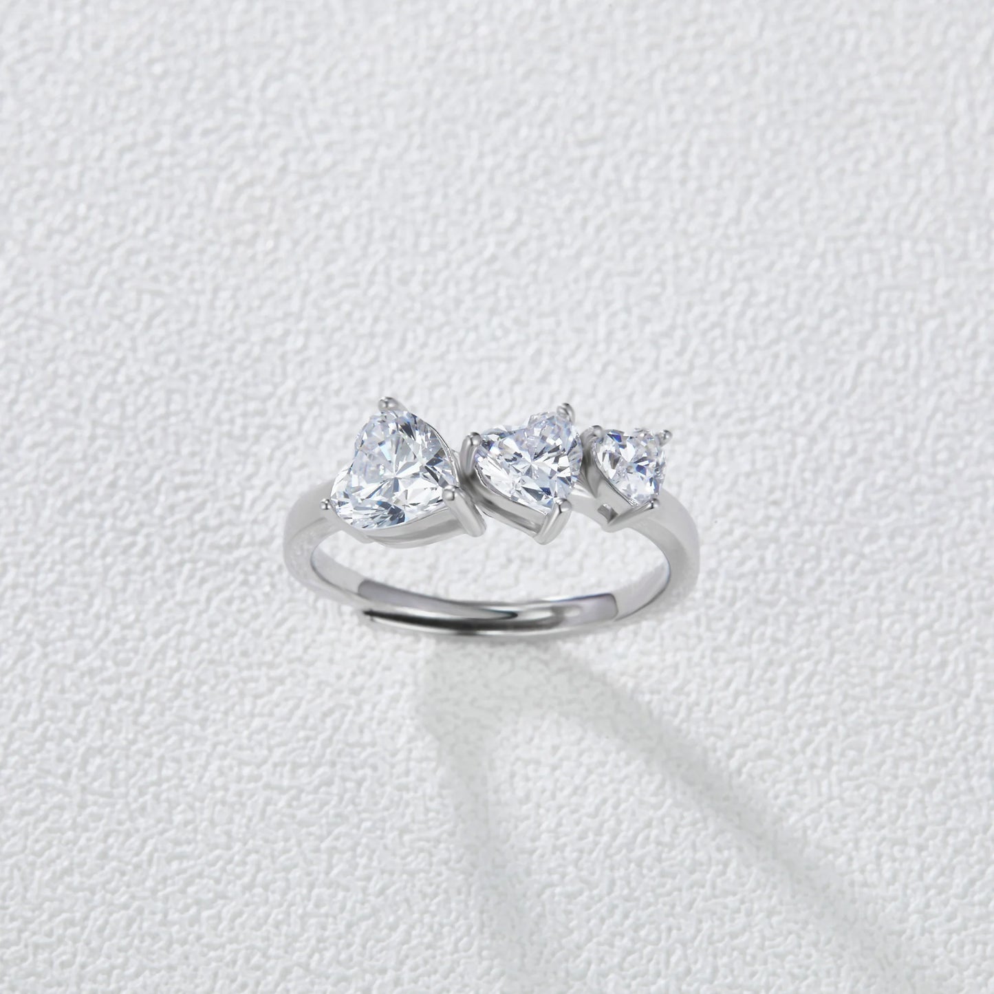 Wholesale 3 Heart Rings