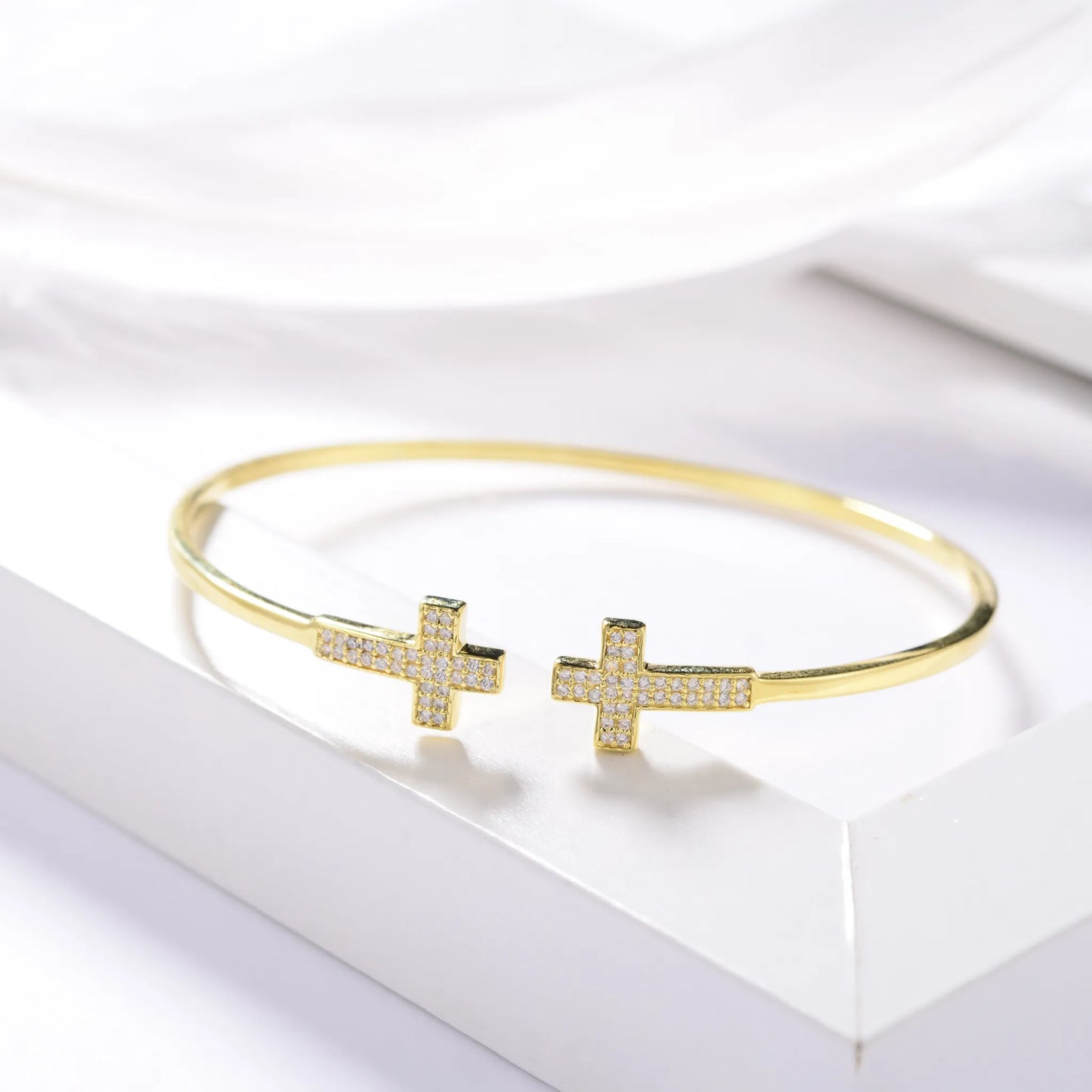 Open Double Ten Bangle
