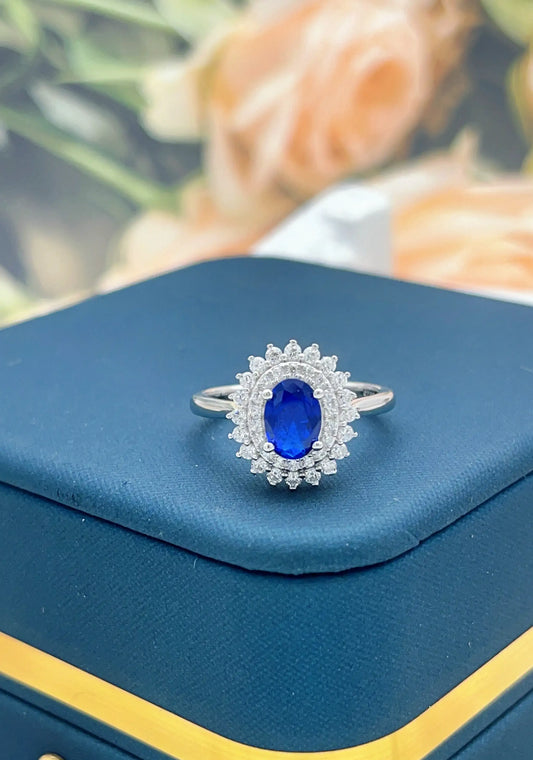 Dior Inspired Ruby Ring Gold Plated CZ Wholesale View 2