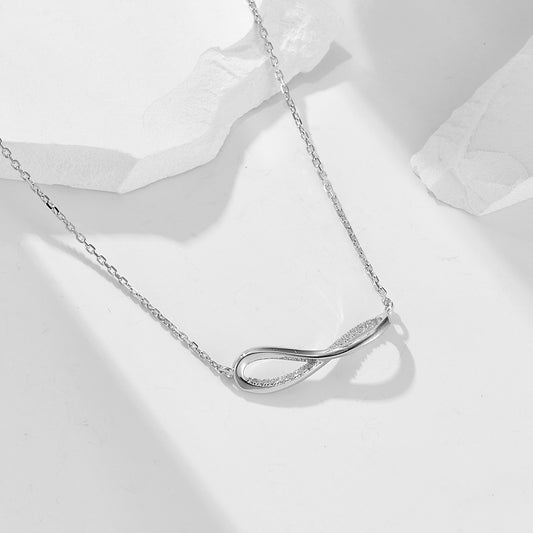 wholsale925 Sterling Silver 8-character Pendant Necklace