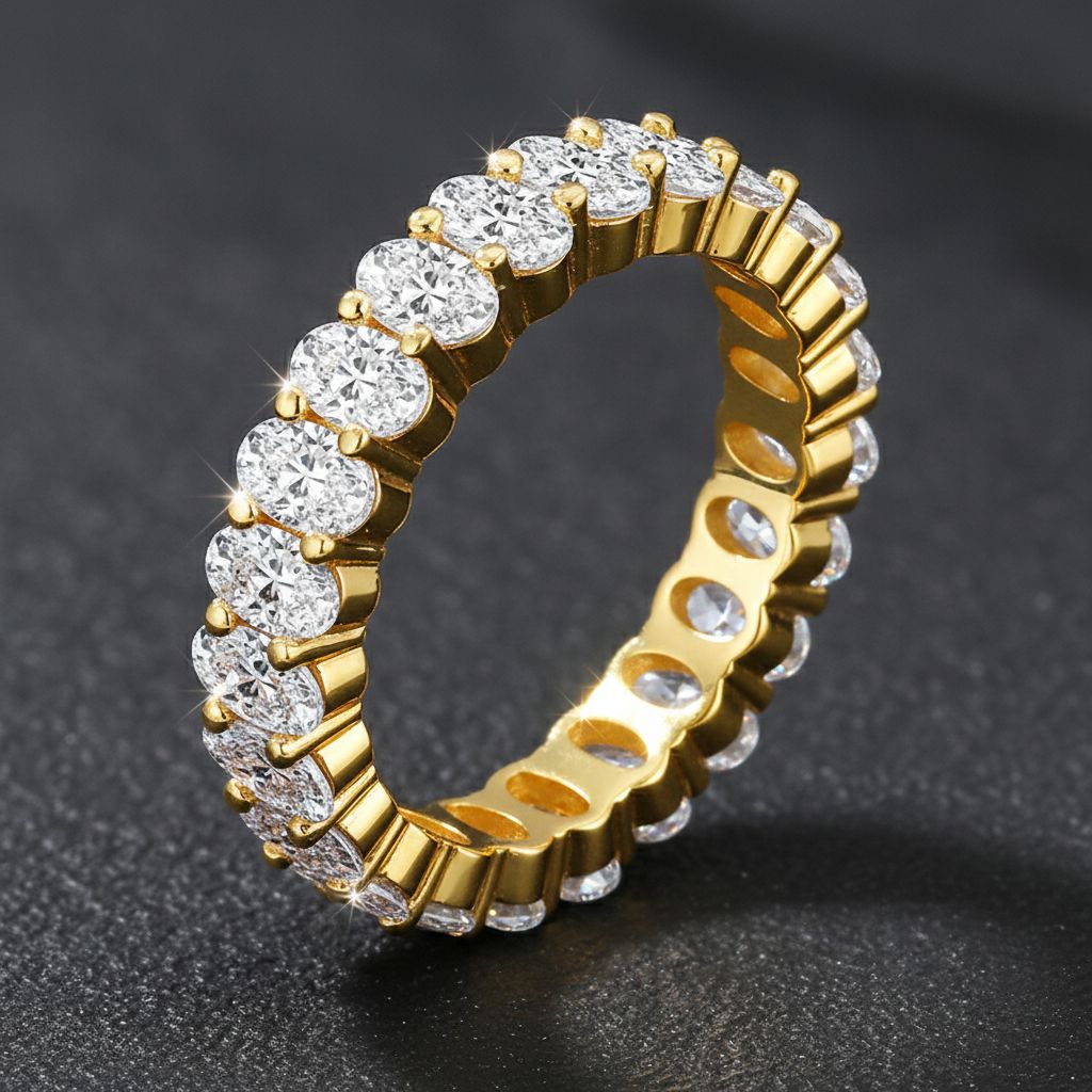 925 Silver Diamond Ring | Moissanite or CZ