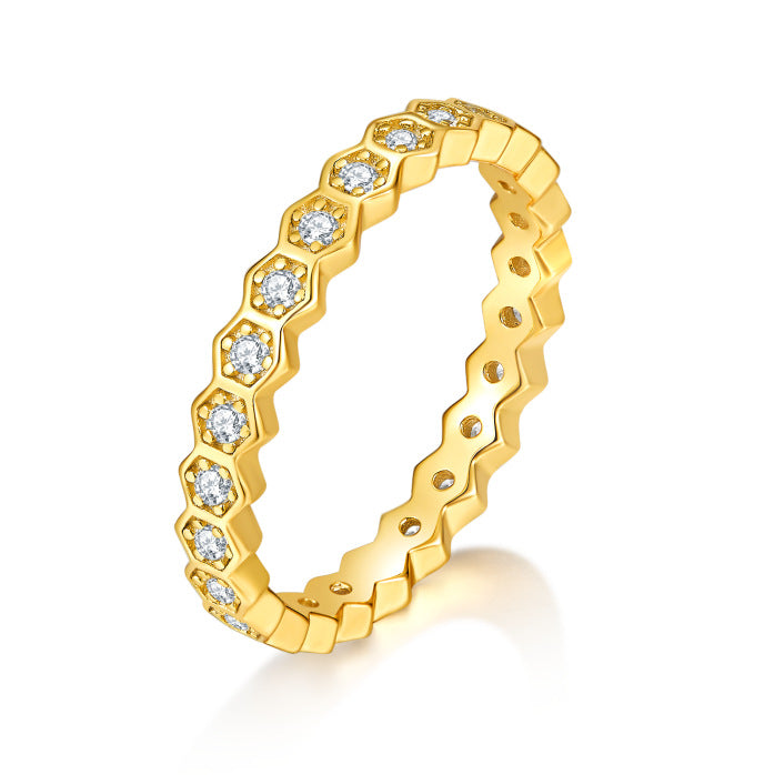 925 Silver Fashion Band Ring | Moissanite or CZ