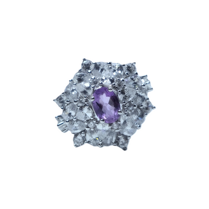 Large Flower Head Ring