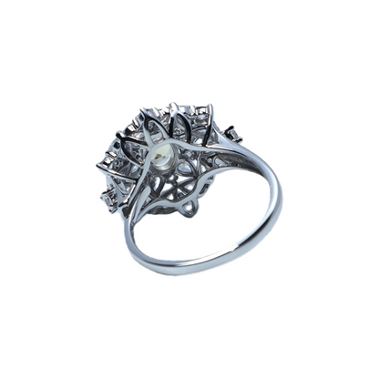 Large Flower Head Ring