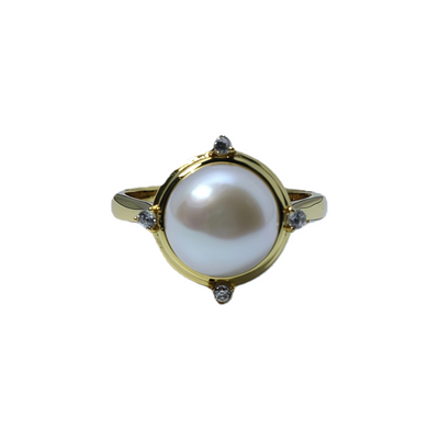 Wholesale Natural Pearl Women's Ring