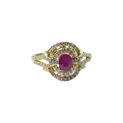 Natural Unheated Ruby Ring
