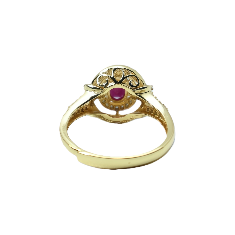 Natural Unheated Ruby Ring