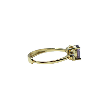 Simple Amethyst Ring