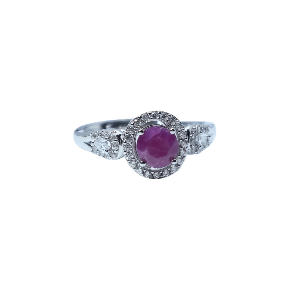 Natural Unheated Ruby Ring