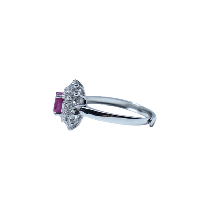 Princess Dior Natural Unheated Ruby Ring