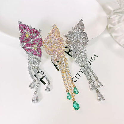 #010 Zircon Micro-set Minimalist Earrings - 18K Gold Plated | Bo Cheng Jewelry