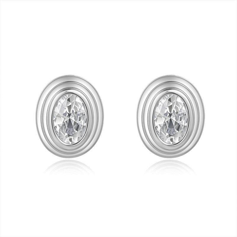 New Earrings Wholesale, Simple and Versatile, Inlaid with Mo | 925 Silver Moissanite Earrings | CZ Options | Wholesale