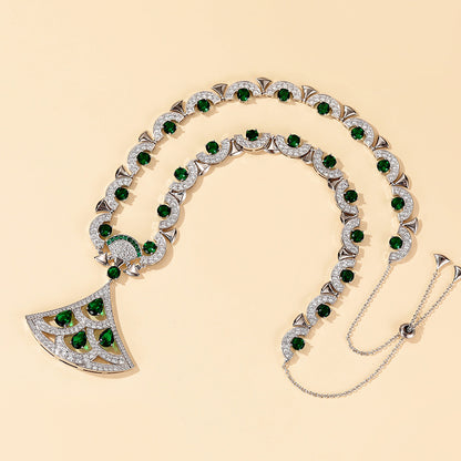 Products Fan Necklace Fan Necklace - 18K Gold Plated | Bo Cheng Jewelry
