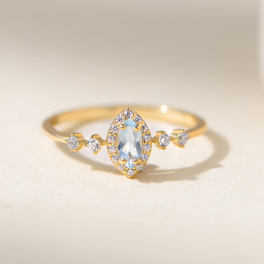 Wholesale 925 Sterling Silver Zircon Ring Light Luxury