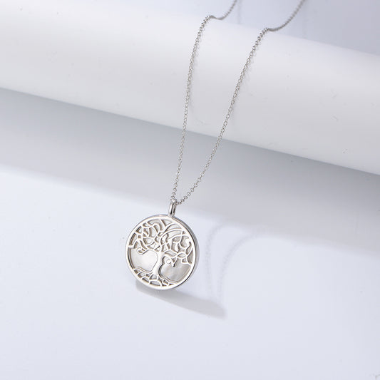 S925 Sterling Silver Tree of Life Pendant Necklace Women's European and American Cross-Border Access