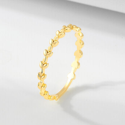 Wholesale 925 Sterling Silver Zircon Ring Ins Style Niche Design
