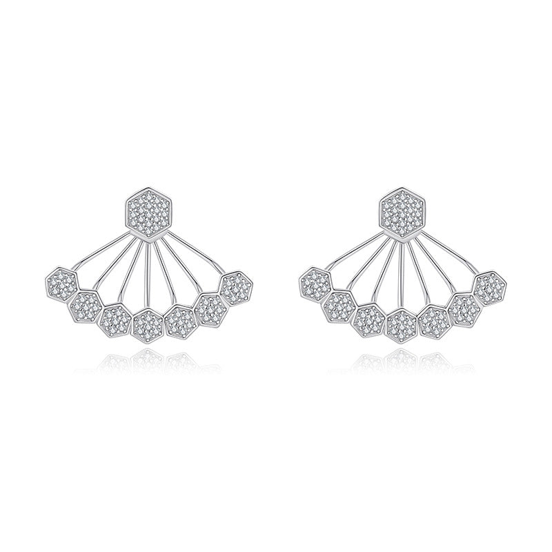 European and American Hot-Selling 925 Silver Earrings, Trend | 925 Silver Moissanite Earrings | CZ Options | Wholesale