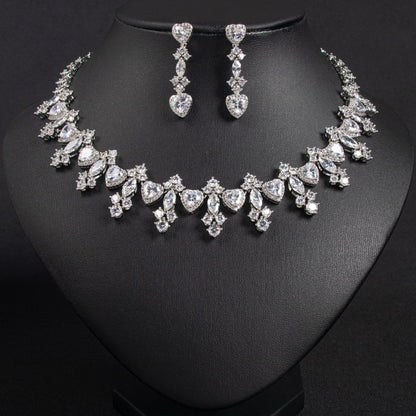 Water Drop Zircon Necklace | 18K Gold Plated Minimalist