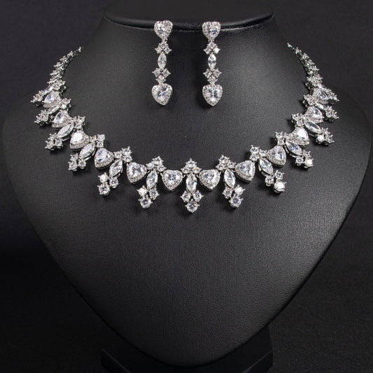 Water Drop Zircon Necklace | 18K Gold Plated Minimalist