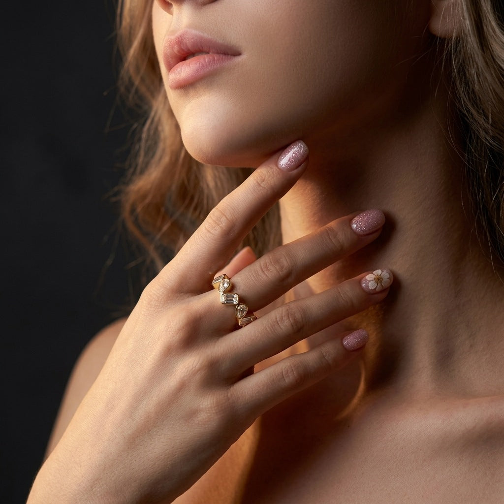 925 Silver Creative Fashion Ring | Moissanite or CZ