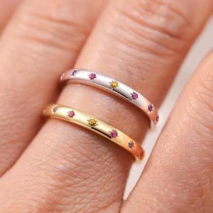 Wholesale 925 Sterling Silver Zircon Ring Ins Style Niche Design