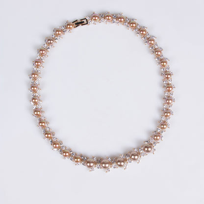 Pearl Shell Jewelry Set Gold Plated OEM View 2