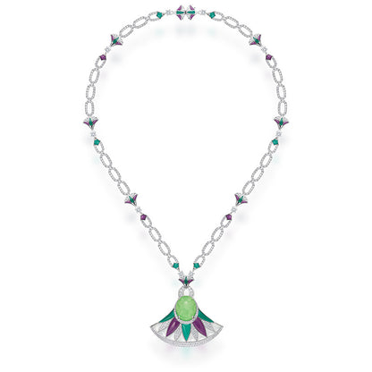 Colorful Snake Necklace - 18K Gold Plated | Bo Cheng Jewelry - View 2