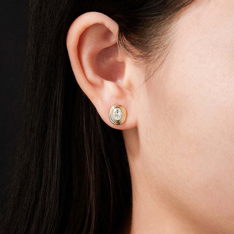 New Earrings Wholesale, Simple and Versatile, Inlaid with Mo | 925 Silver Moissanite Earrings | CZ Options | Wholesale