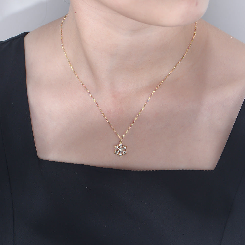 Niche design light luxury rhinestone clavicle chain Chinese Valentine's Day gift Japanese and Korean